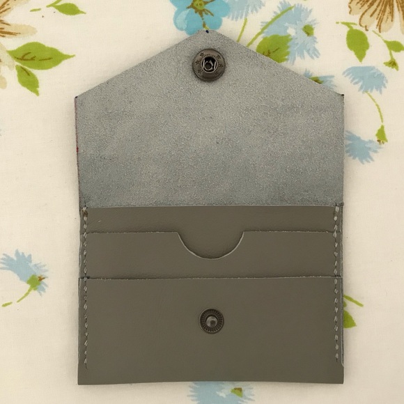 Handmade Genuine Leather Wallet Cardholder - Picture 2 of 5